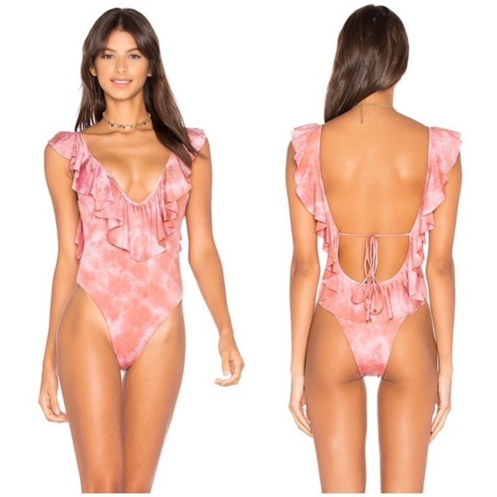 Blue Life Flutter One Piece Swimsuit